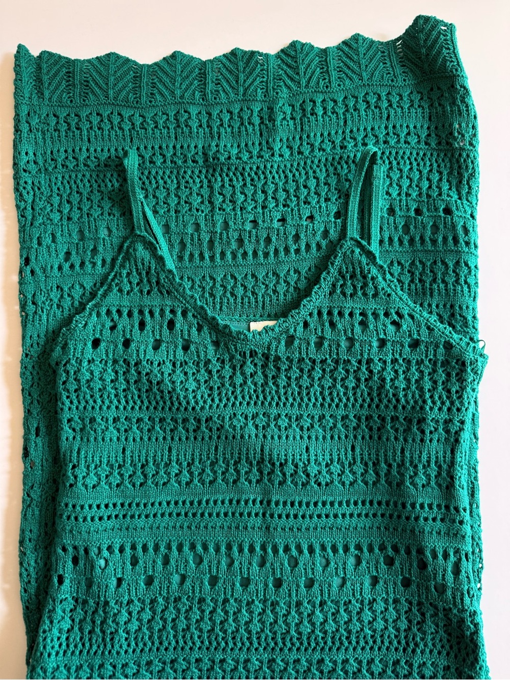 Women’s Green Crochet Dress
